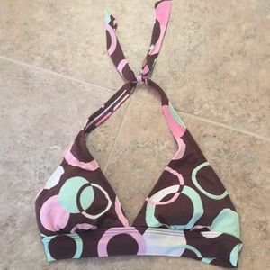 Polka dot bikini top